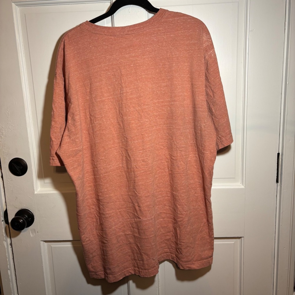 Carhartt Mens Loose Fit‎ Heavyweight Pocket T-Shirt Heather Coral Orange XL